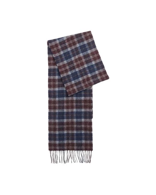 Barbour Blue Winter Scarves