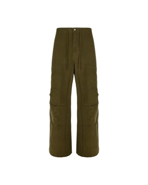 Entire studios Green Wide Trousers for men
