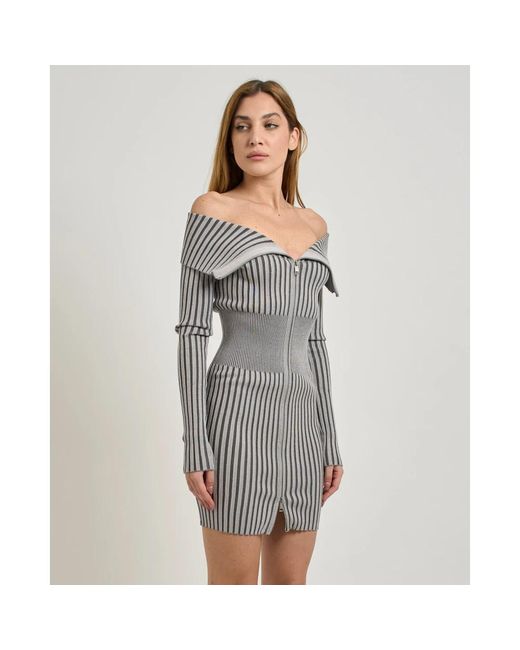 Guess Knitted Dresses in het Gray