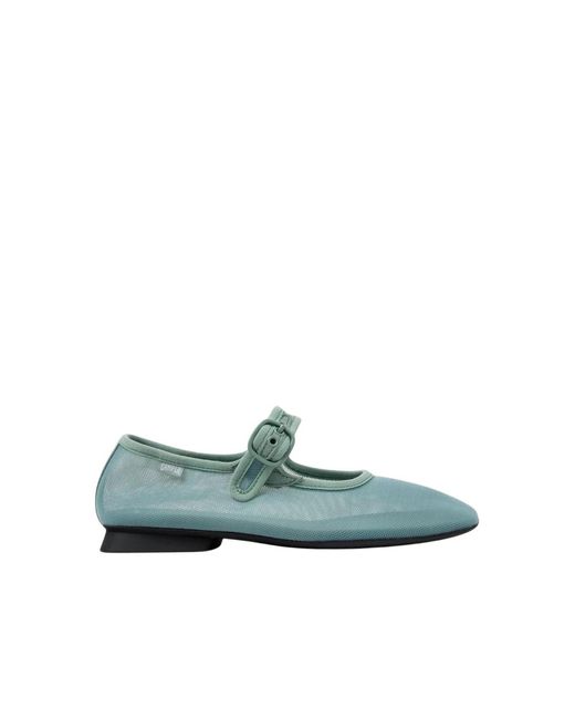 Camper Green Ballerinas Mit Gepolsterter Innensohle