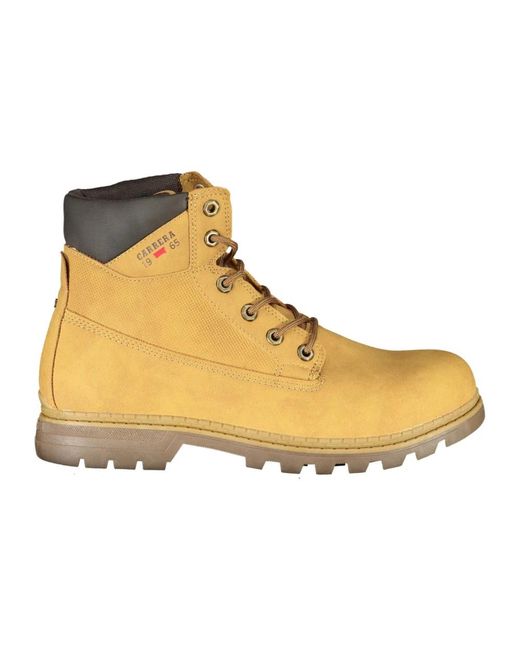 Carrera Yellow Lace-Up Boots for men