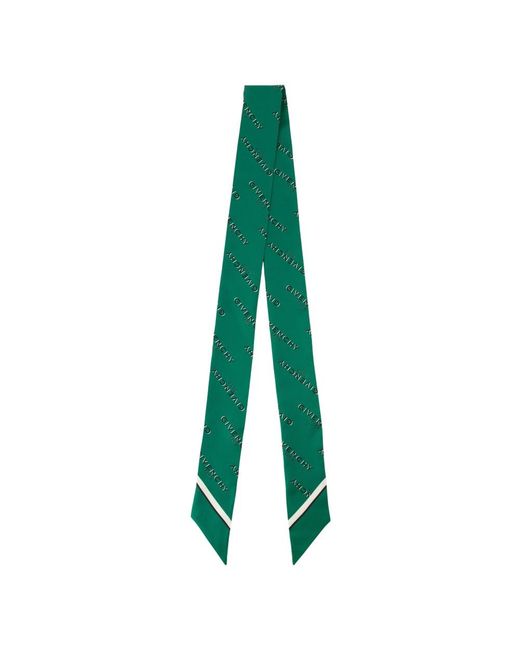 Givenchy Green Silky Scarves