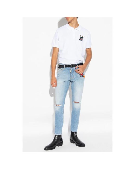 Polo Shirts di DSquared² in White da Uomo