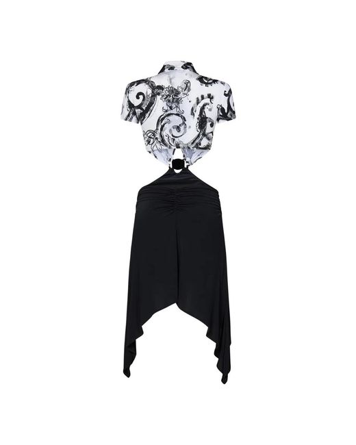 Versace Black Shirt Dresses