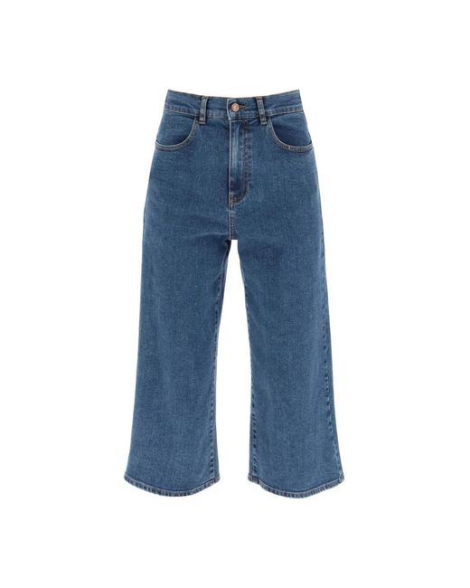 Jeans > cropped jeans See By Chloé en coloris Blue