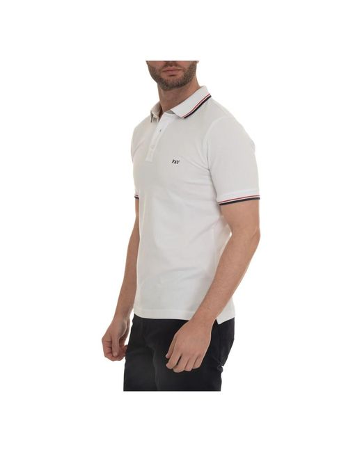 Fay Polo Shirts in het White voor heren