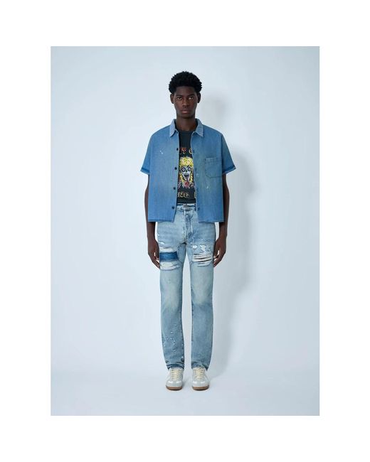 GALLERY DEPT. Dartz Shirt in het Blue voor heren