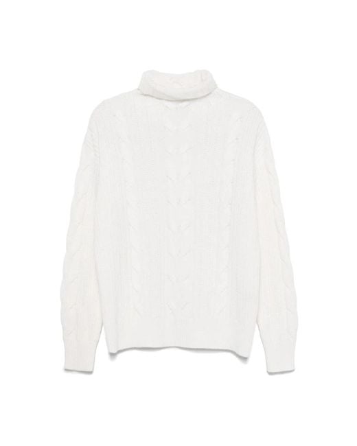 Lorena Antoniazzi White Turtlenecks