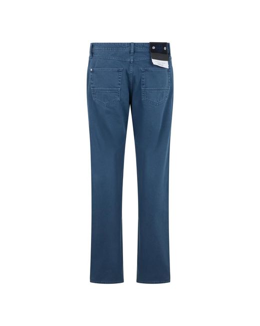 Stone Island Blue Straight Jeans for men