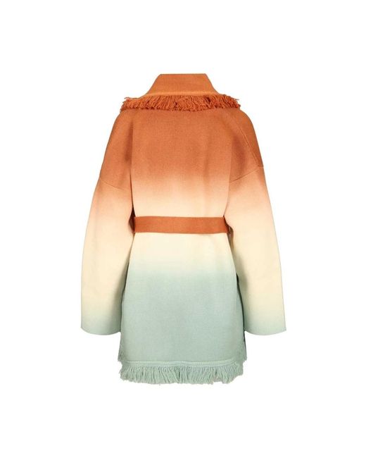Alanui Green Shades Of Shore Cardigan