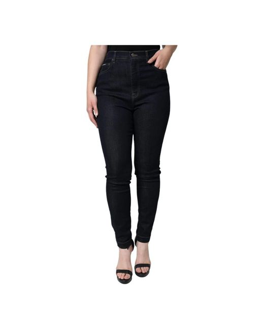 Dolce & Gabbana Blue Skinny Fit Jeans