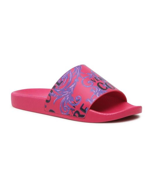 Versace Jeans Couture Pink Sliders