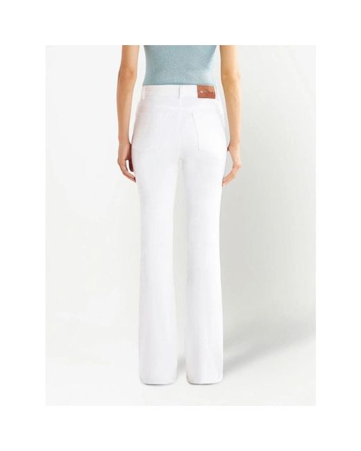 Etro Straight Jeans in het White