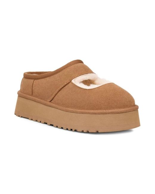 Ugg Schoenen ,Bruin ,Suède Bea Mary Jane in het Brown