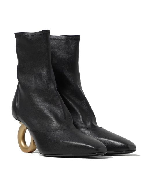 Ferragamo Black Heeled Boots