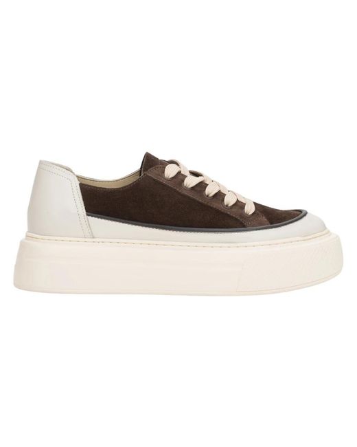 ESTRO Platform Sneakers in het Brown