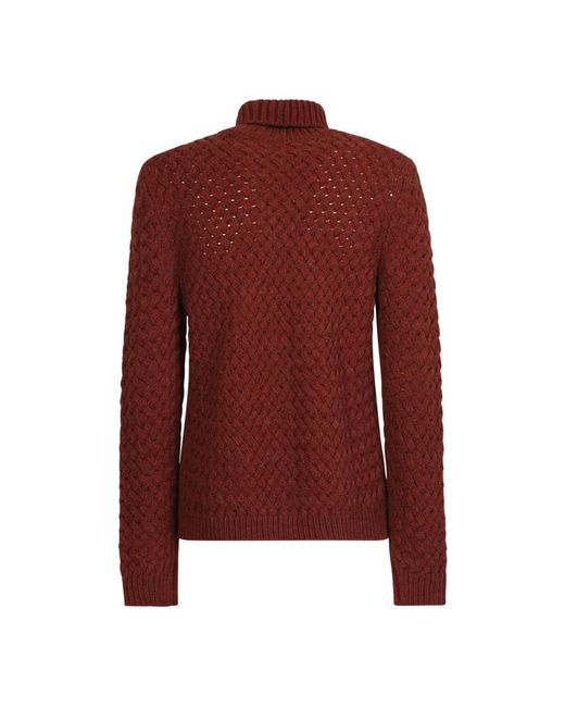 Lardini Red Turtlenecks for men