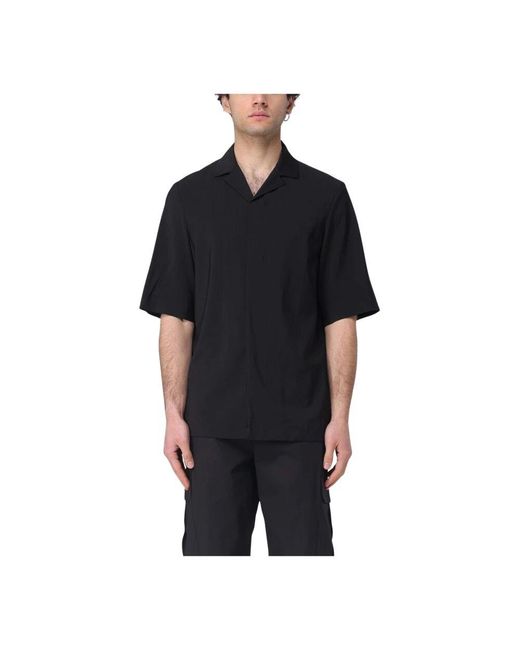 Barena Schwarzes Maßgeschneidertes Button-Up Hemd in Black für Herren