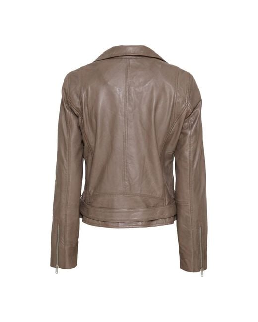 Notyz Brown Leather Jackets