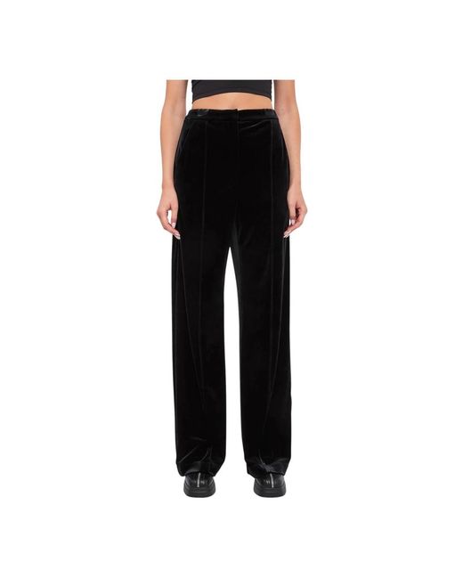 Patrizia Pepe Black Wide Trousers
