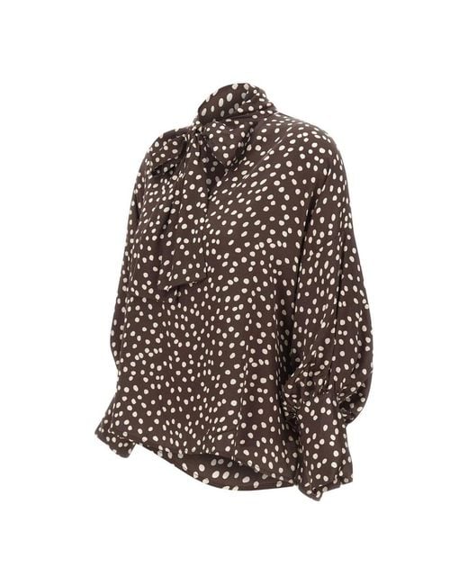 Blouses Kaos de color Black