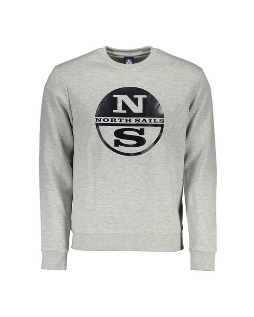North Sails Gray Sweatshirts for men