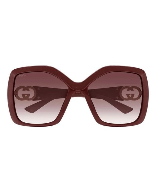 Gucci Red Sunglasses