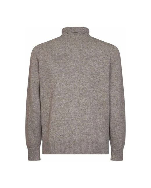 Brunello Cucinelli Gray Cashmere Knitwear for men