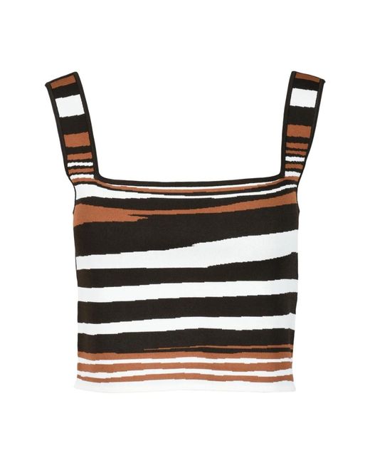 Weekend by Maxmara Black Stilvolles Viskosetop