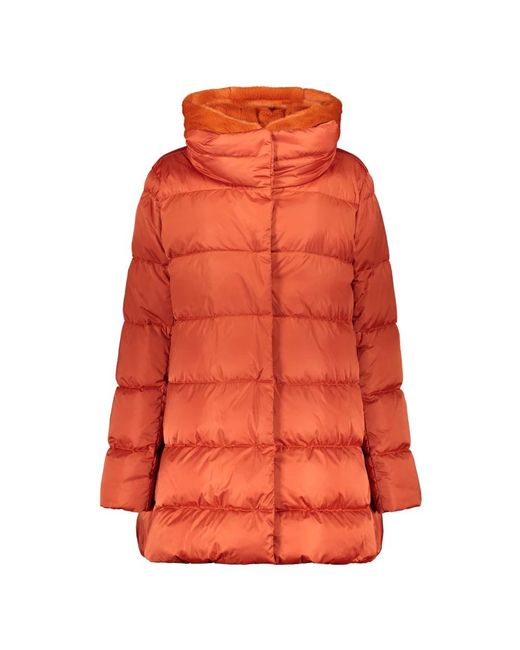 Herno Jassen ,Oranje ,Polyester Modern Down Jacket in het Orange
