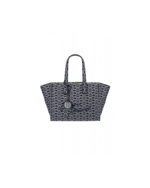 Emporio Armani Blue Shopping Bags
