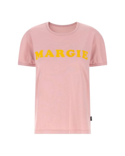 MM6 by Maison Margiela Pink T-Shirts