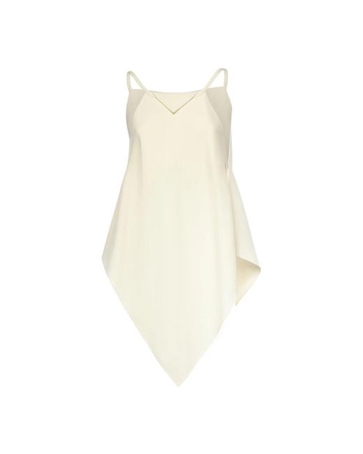Balenciaga Natural Sleeveless Tops