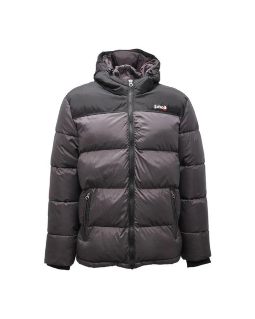 Schott Nyc Gray Winter Jackets for men