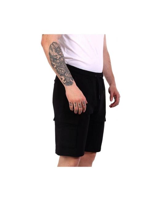 Karl Lagerfeld Black Casual Shorts for men