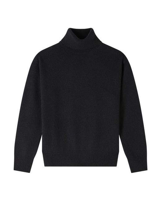 A.P.C. Truien & Vesten ,Zwart ,Wol Merino Wollen Coltrui in het Black
