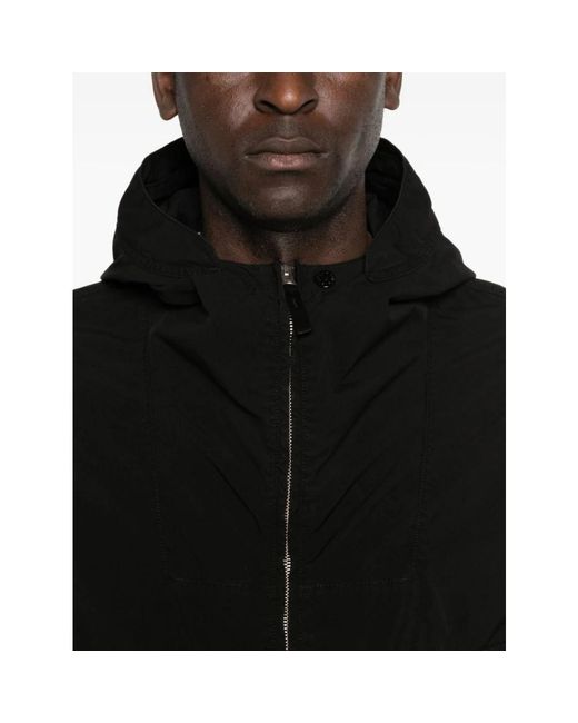 Stone Island Black Light Jackets for men