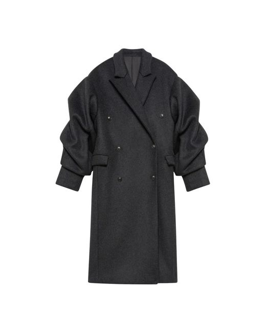 Double-Breasted Coats BITE STUDIOS de color Black
