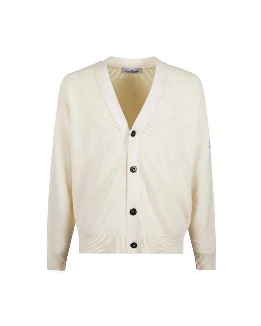Stone Island Truien & Vesten ,Wit Sweaters Wit in het White voor heren