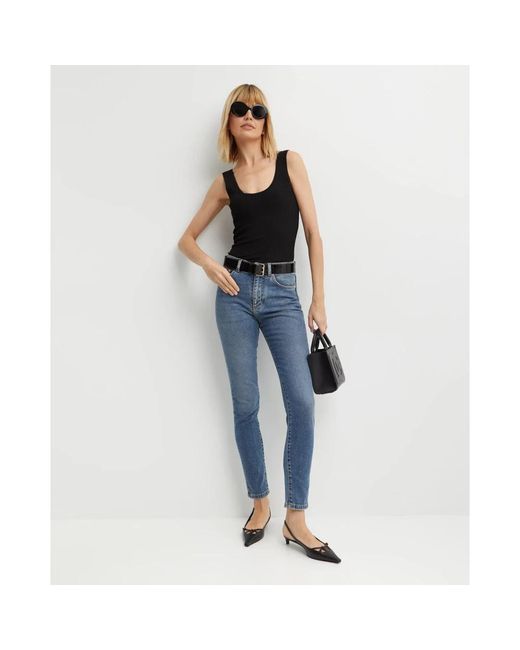 Dolce & Gabbana Blue Skinny Jeans