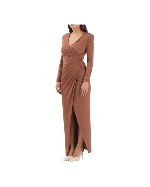 alma sanchez Brown Maxi Dresses