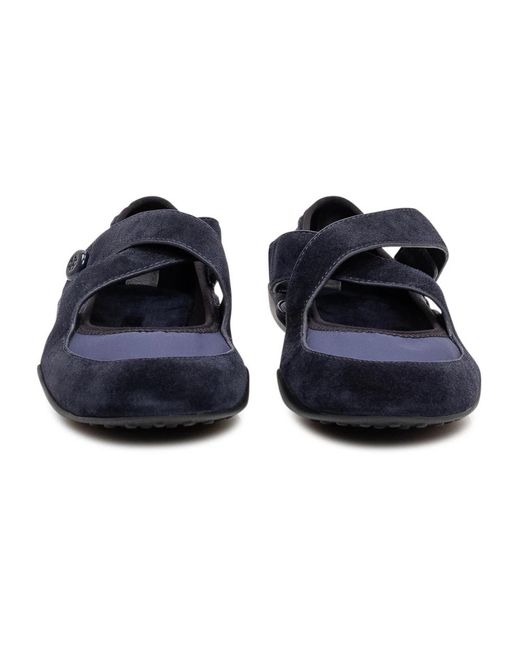 Tory Burch Blue Ballerinas