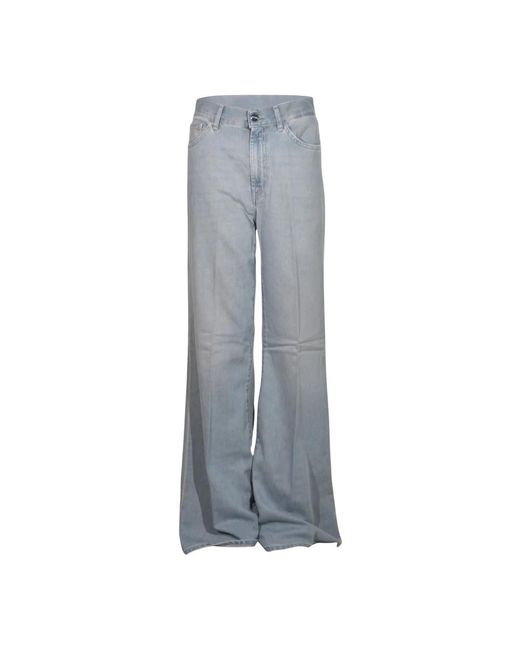 Dondup Gray Wide Trousers
