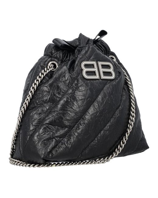 Balenciaga Black Bucket Bags