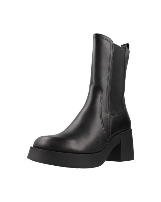 Tamaris Black Heeled Boots