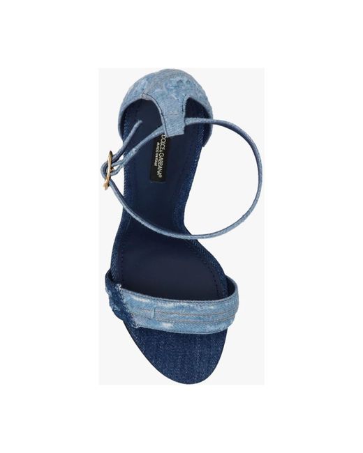 Shoes > sandals > high heel sandals Dolce & Gabbana en coloris Blue