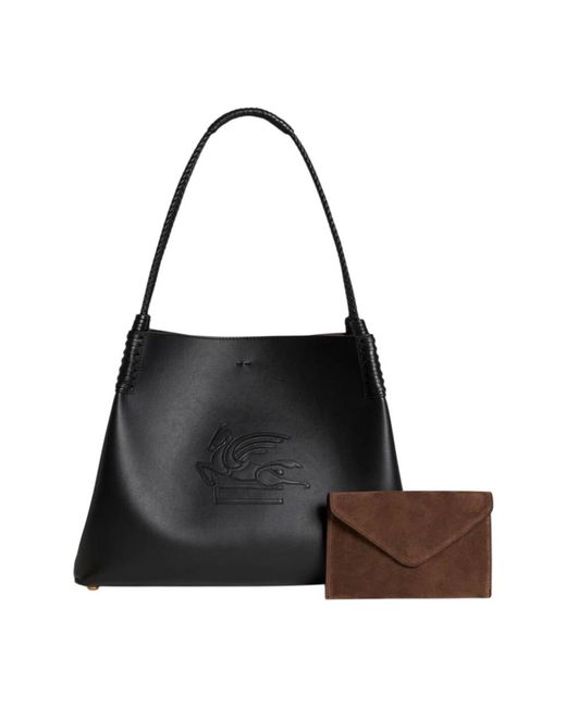 Etro Black Shoulder Bags