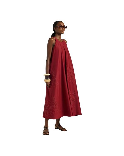 Liviana Conti Red Midi Dresses