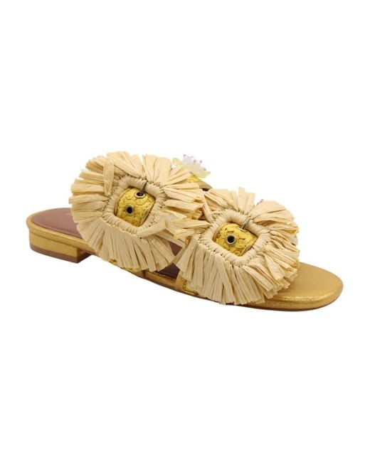 Kurt Geiger Metallic Sliders