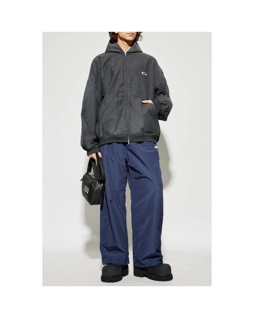 Balenciaga Gray Zip-Throughs for men
